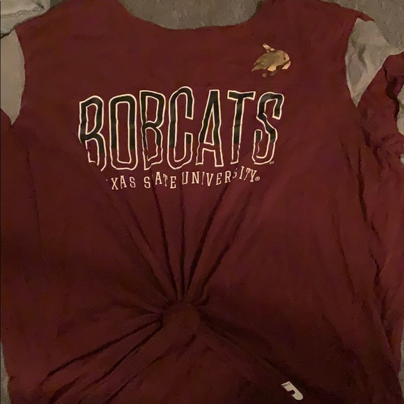 knotted TXST bobcat t shirt - Picture 1 of 1